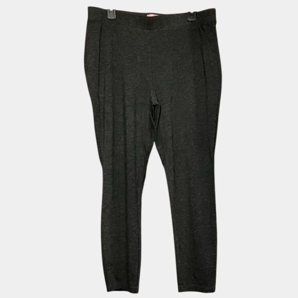 Philosophy Knit Leggings in Dark Grey Heather Women’s 1X - Picture 1 of 5